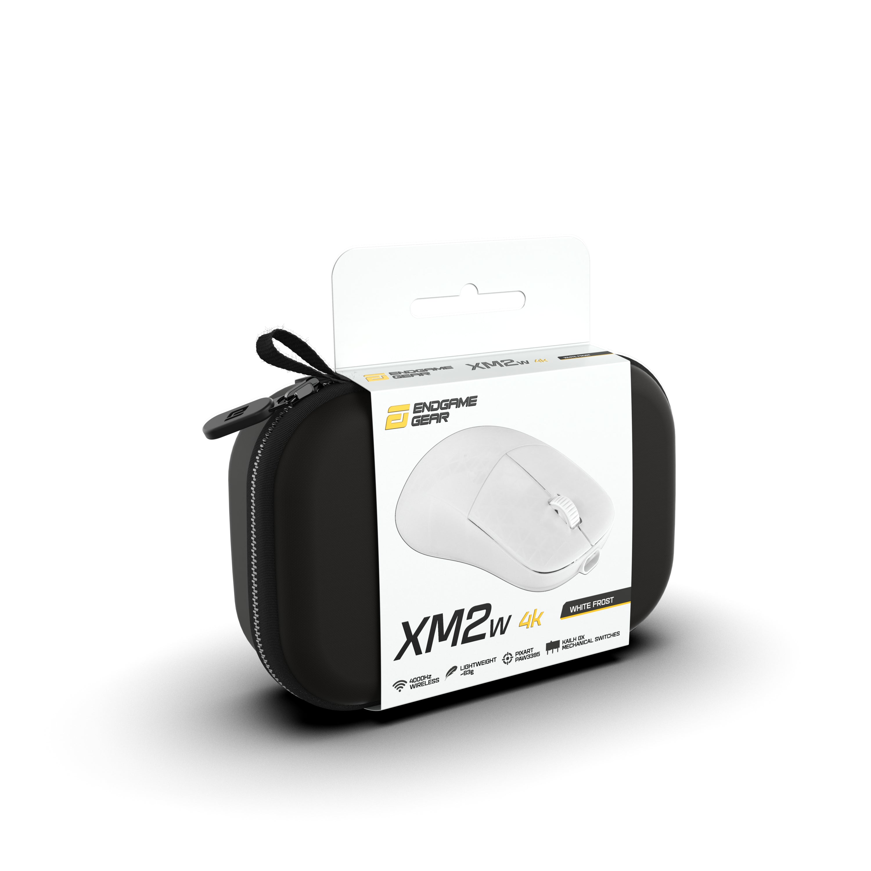 【エンドゲームギア 】マウス XM2w 4K ホワイト XM2w 4k Wireless Gaming Mouse | Endgame Gear
